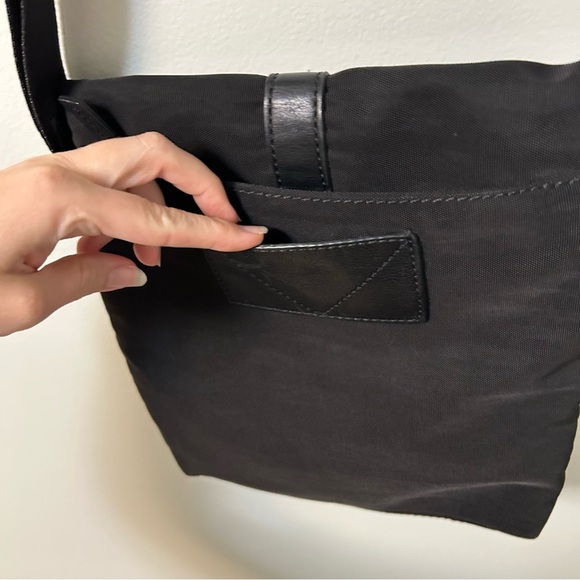 Fossil Black Nylon Crossbody Bag | Adjustable Strap | Magnetic Flap | - Picture 10 of 15